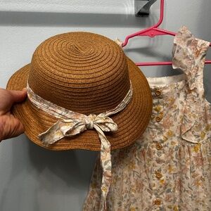Shabby Chic brand toddler girls 4T dress with matching hat